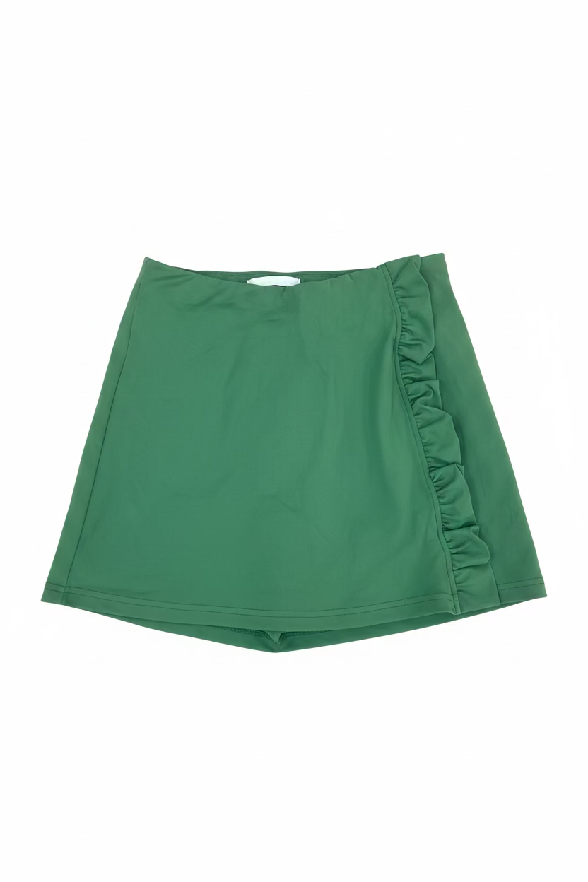 Smith & Quinn Womens Blaire Boxwood Stretch Skort (15') - Forest Green