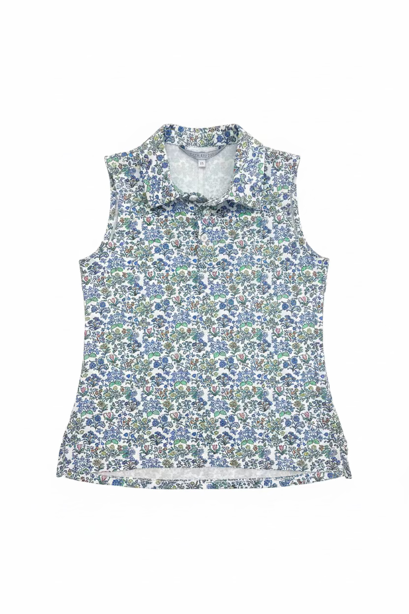Smith & Quinn Alice Quarter Button Sleeveless Top - Spring Forever