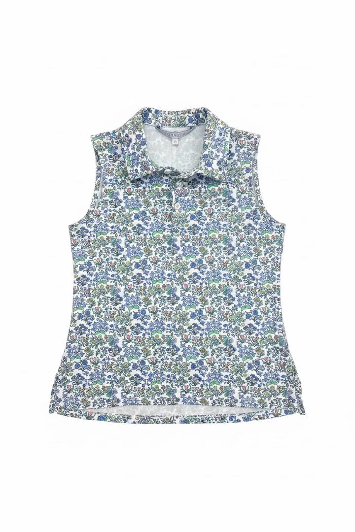 Smith & Quinn Alice Quarter Button Sleeveless Top - Spring Forever