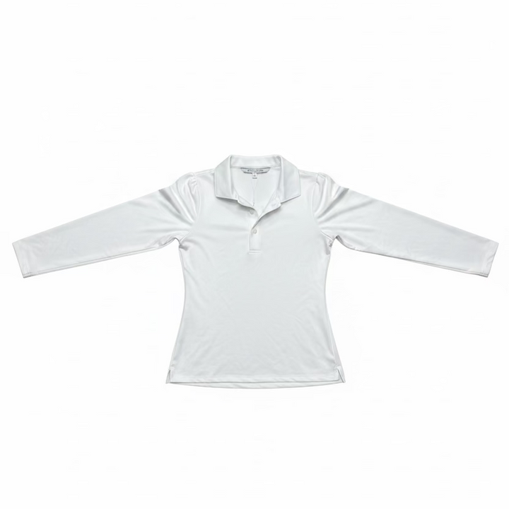 Smith & Quinn Womens Jean Long Sleeve Polo - White
