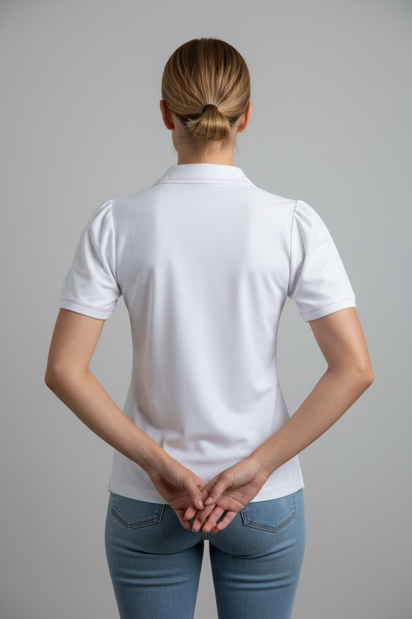 Smith & Quinn Reagan Short Sleeve Button Polo - White/Pink Pearl