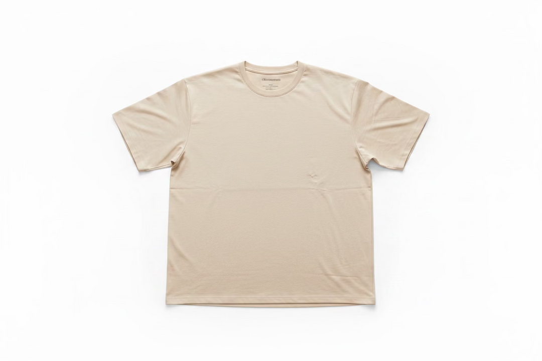 IBKUL Mens Carl Short Sleeve Shirt - Sand - Large