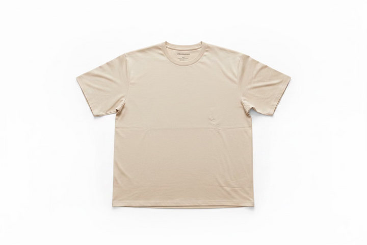 IBKUL Mens Carl Short Sleeve Shirt - Sand - Large