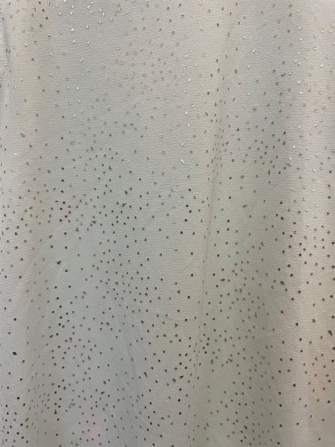 SanSoleil SolShine Foil Print Long Sleeve Polo - Gold Sprinkles