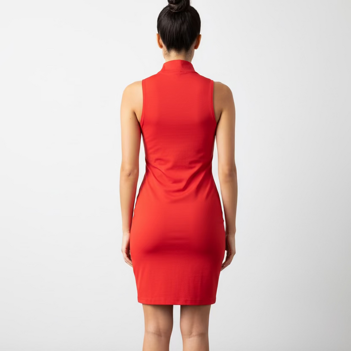 Amy Sport Course To Cocktails Sleeveless Dress - Cherry