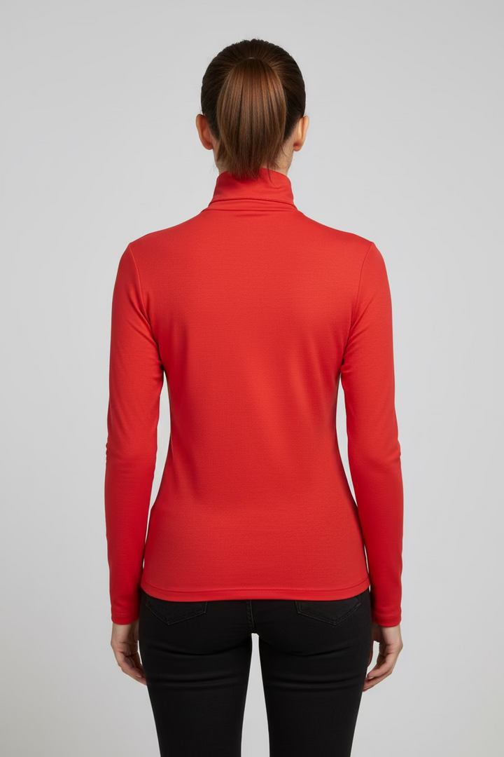 Amy Sport Womens Olivia Long Sleeved Top - Extra Cherry Red