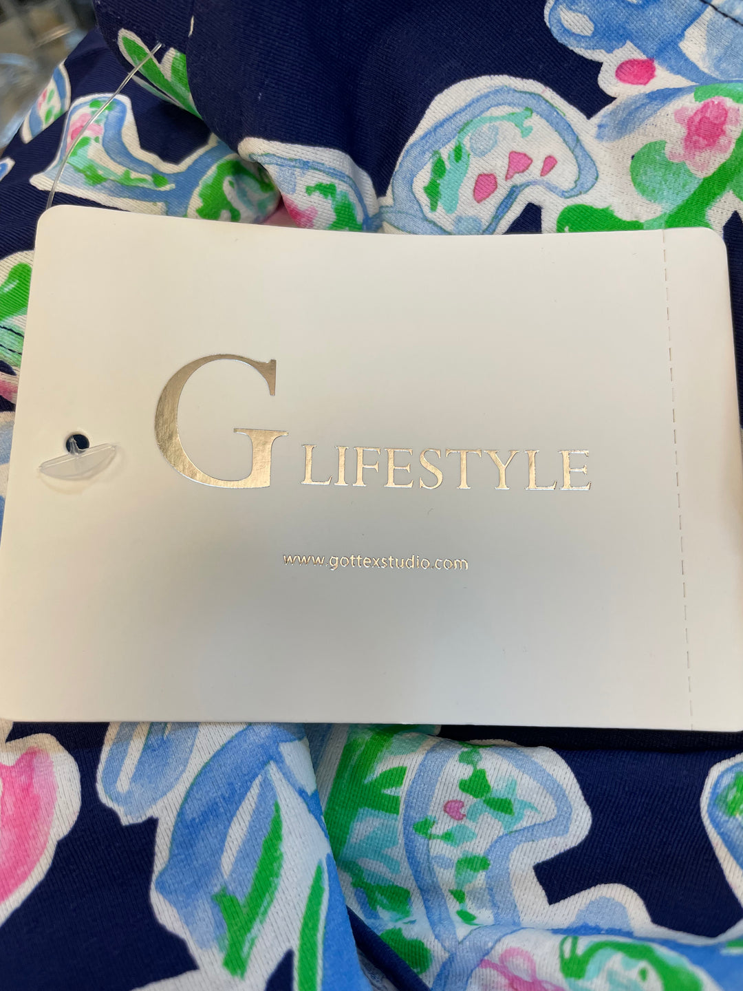 G-Lifestyle Womens Turtle Cove Ruffle Skort (14') - Navy/Pink