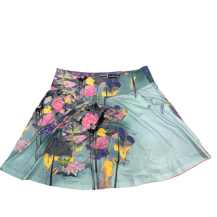 Jamie Sadock Womens Twilight Blossom Skort (15') - Arabescue/Multi
