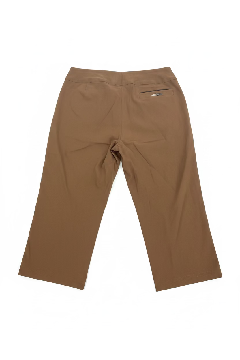 Jamie Sadock Womens Skinnylicious Skimmer Capri - Brown Sugar