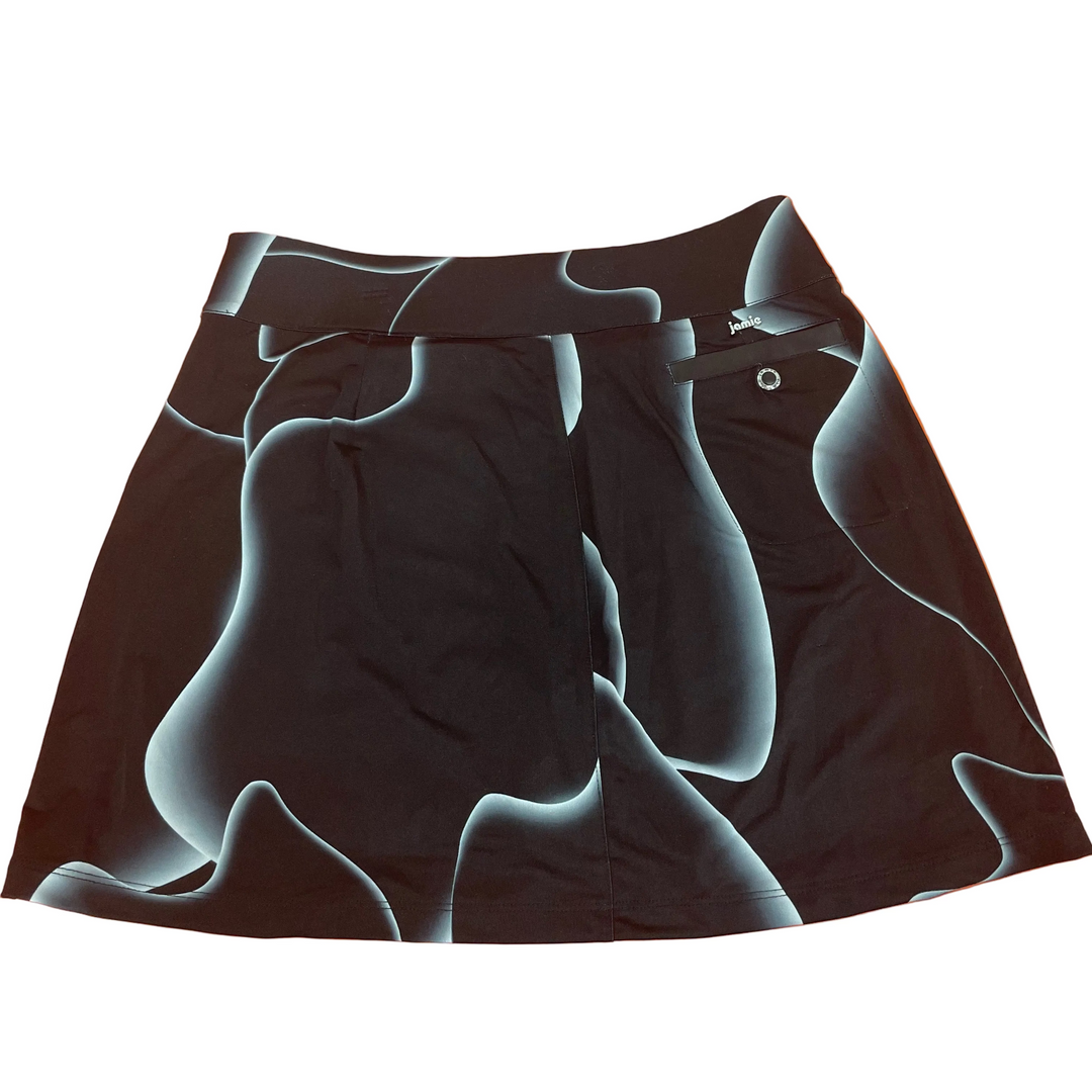 Jamie Sadock Womens Solar Swirl Skort (16')  - Jet Black