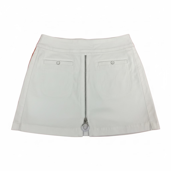 Jamie Sadock Womens Sabrina Zip Skort (16')  - Sugar White