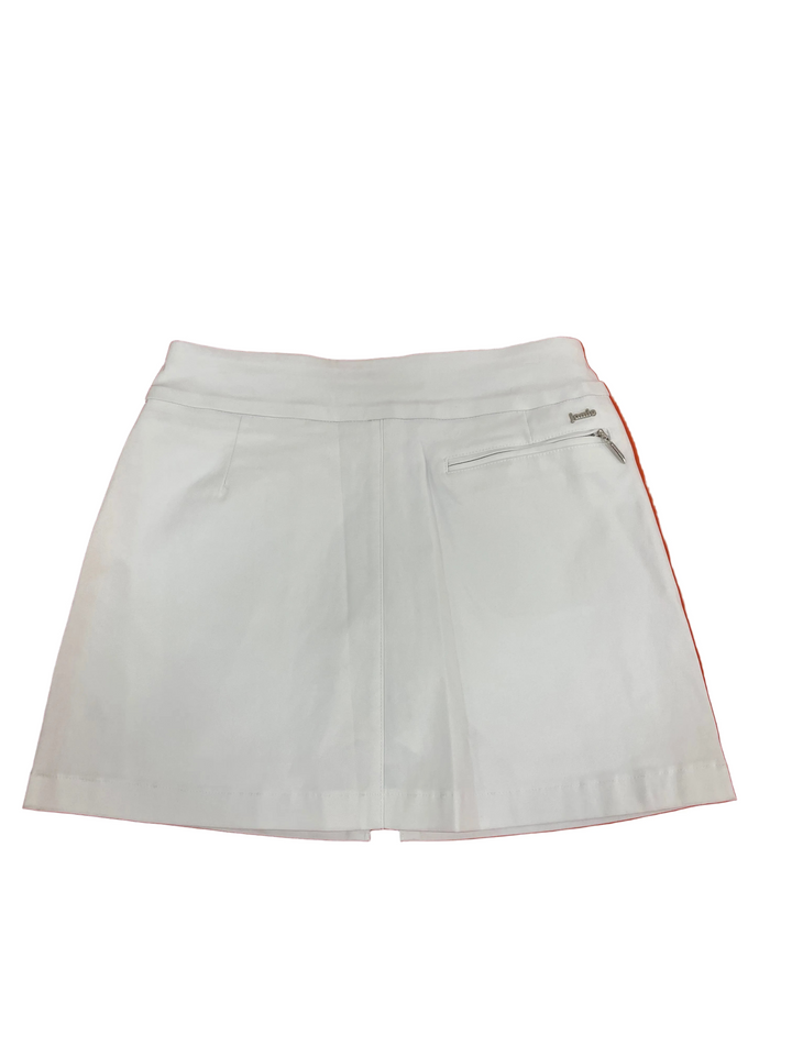 Jamie Sadock Womens Sabrina Zip Skort (16')  - Sugar White