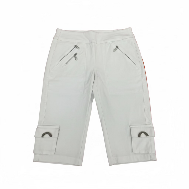 Jamie Sadock Womens Skinnylicious Bermuda Capri - Sugar White