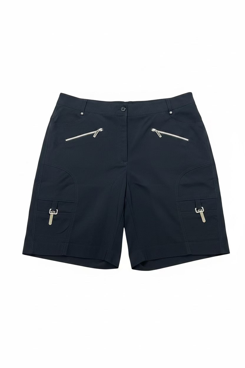 Jamie Sadock Womens Skinnylicious Bermuda Capri - Jet Black