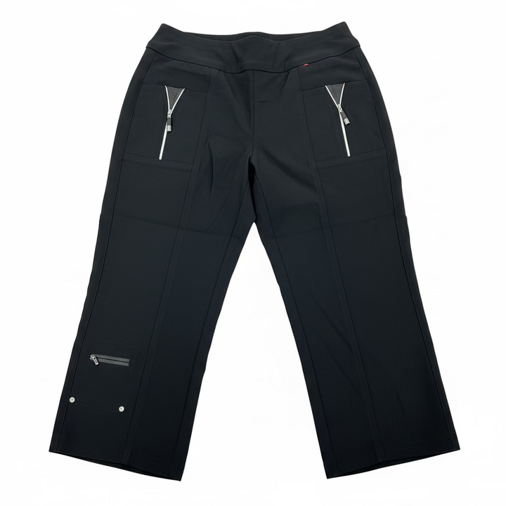 Jamie Sadock Womens Skinnylicious Skimmer Capri - Jet Black