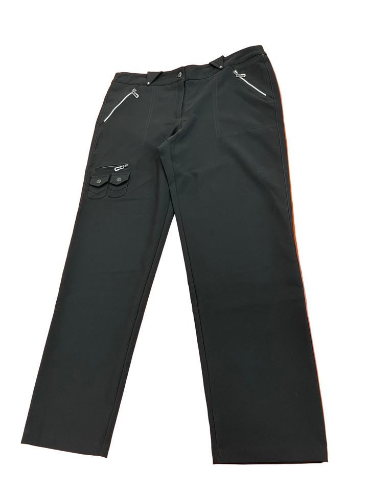 Jamie Sadock Womens Ankle Pant - Jet Black - Size 10