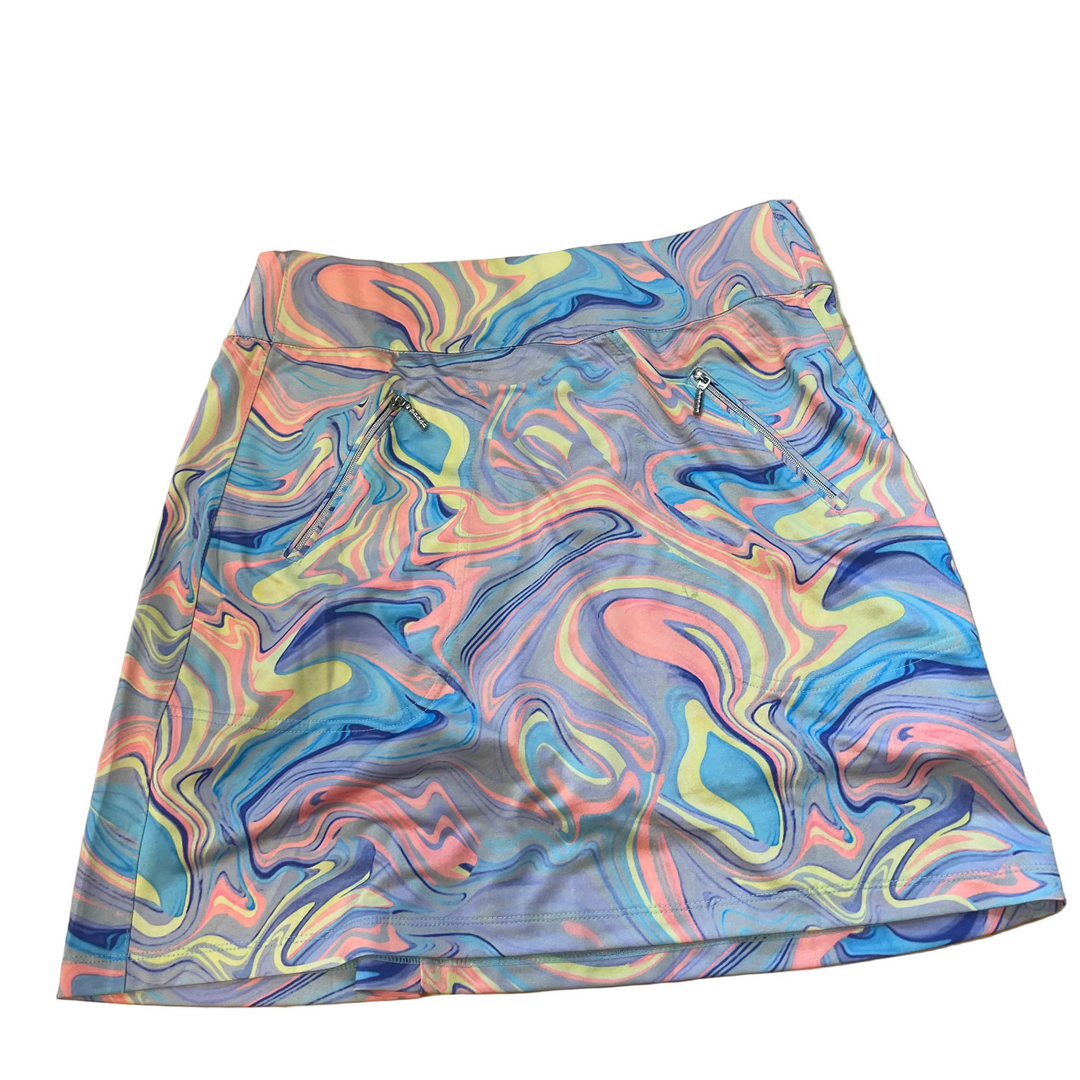 Jamie Sadock Womens Swirl Skort (17.5') - Purple Rain