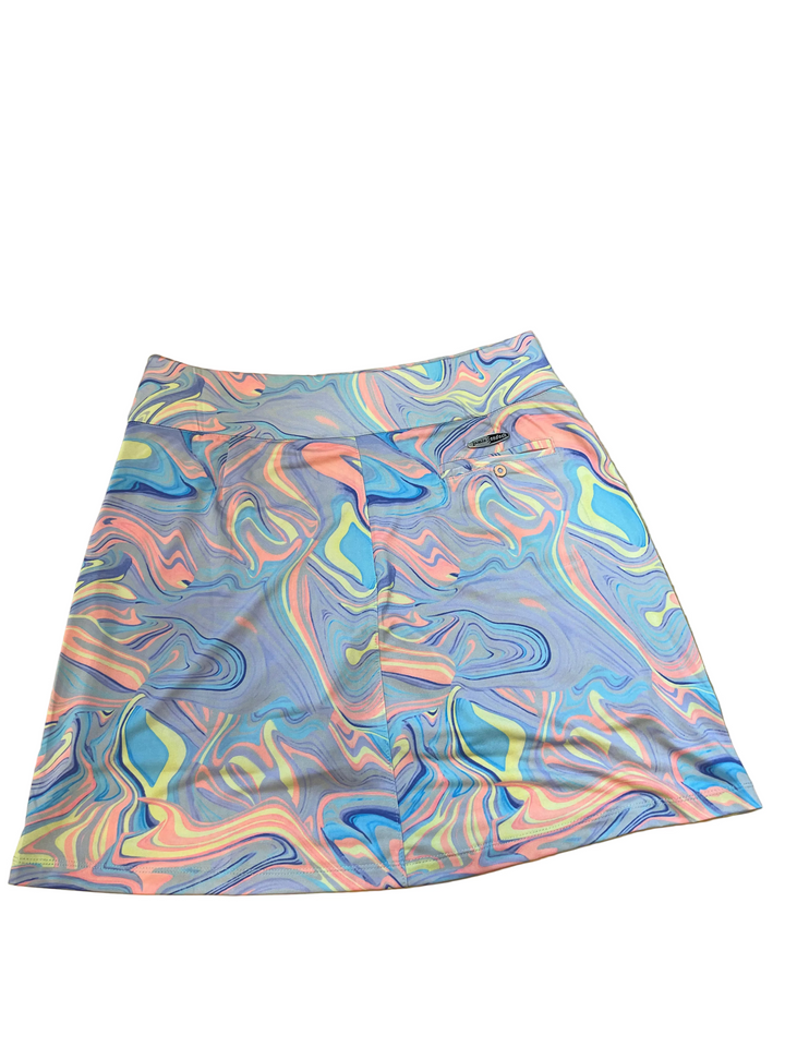 Jamie Sadock Womens Swirl Skort (17.5') - Purple Rain