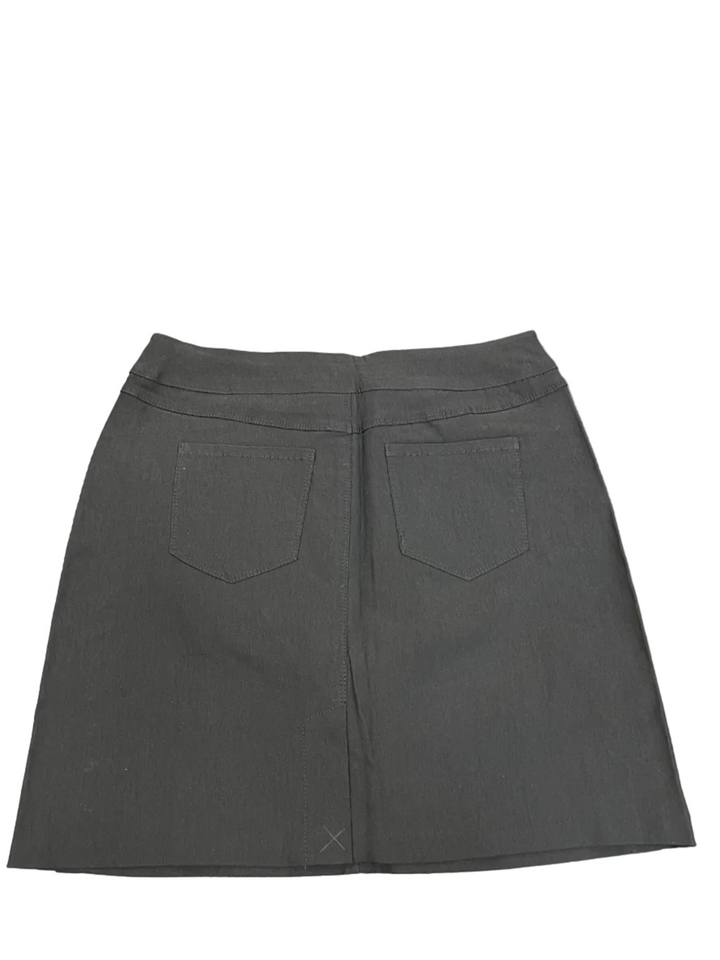Lulu B Womens Pull On Braided Banglandine Skort (18') - Black