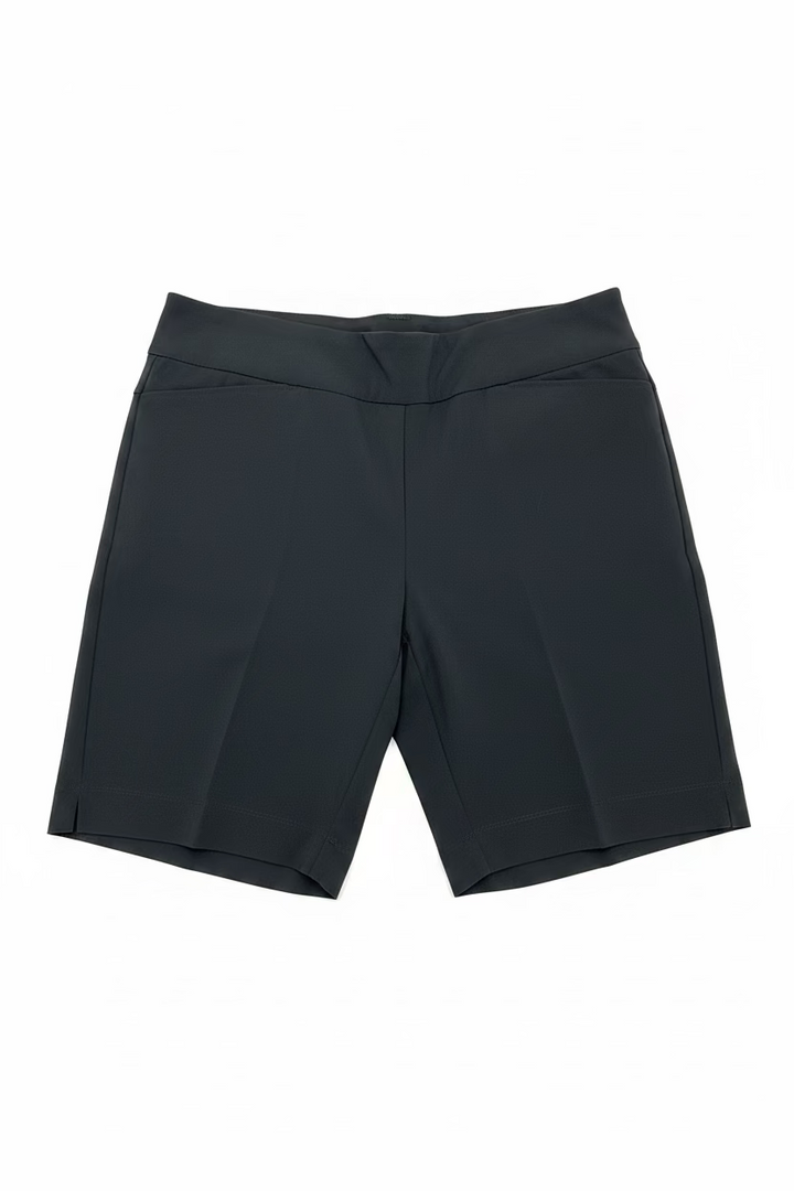 IBKUL Womens Solid Shorts - Black