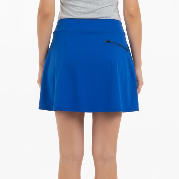 SanSoleil Womens Faux Wrap Skort (17') - Cobalt