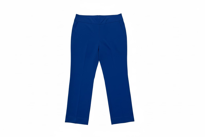 IBKUL Womens Pull On Ankle Pant - Blue