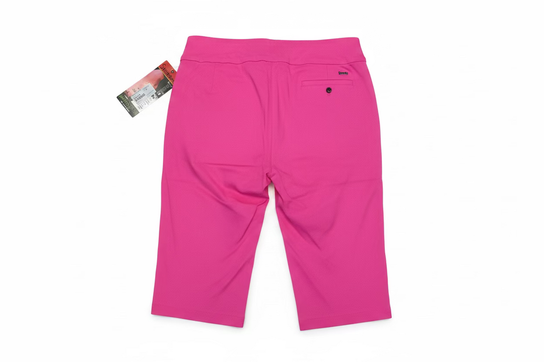 Jamie Sadock Womens Skinnylicious Bermuda Capri - Zap/Radish