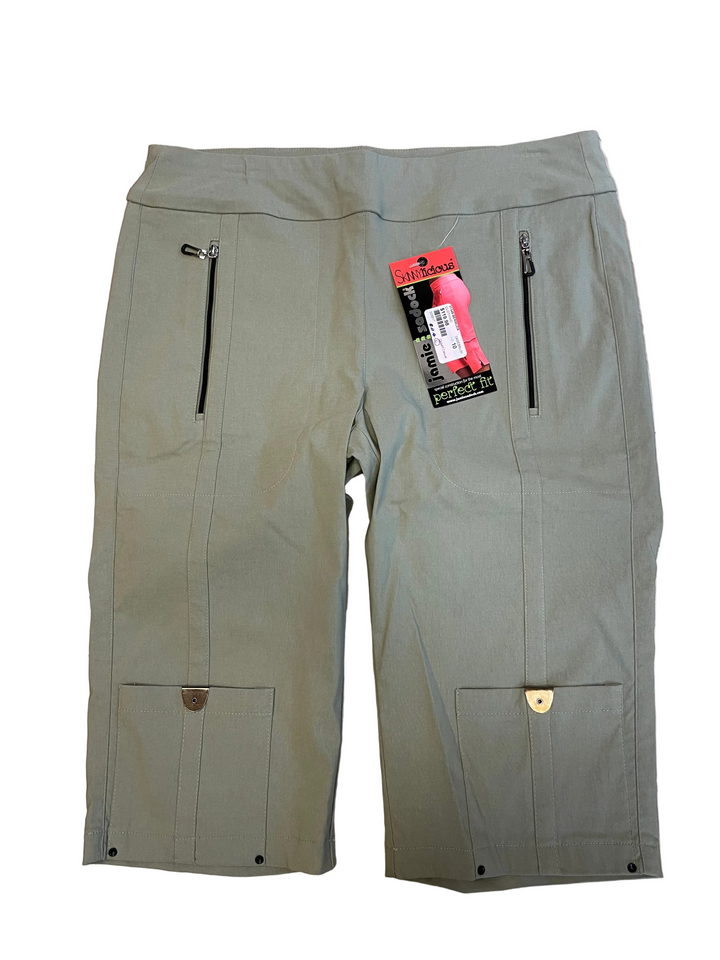 Jamie Sadock Womens Skinnylicious Bermuda Capri - Sagebrush