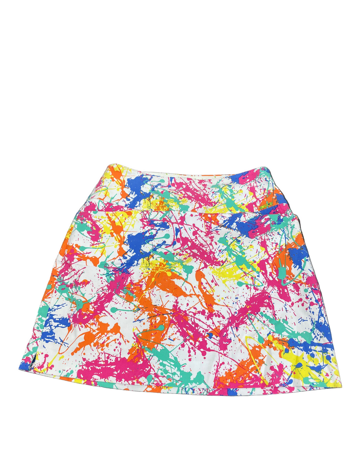 Swing Control Womens Sprinkle Skort (18") - White/Multi