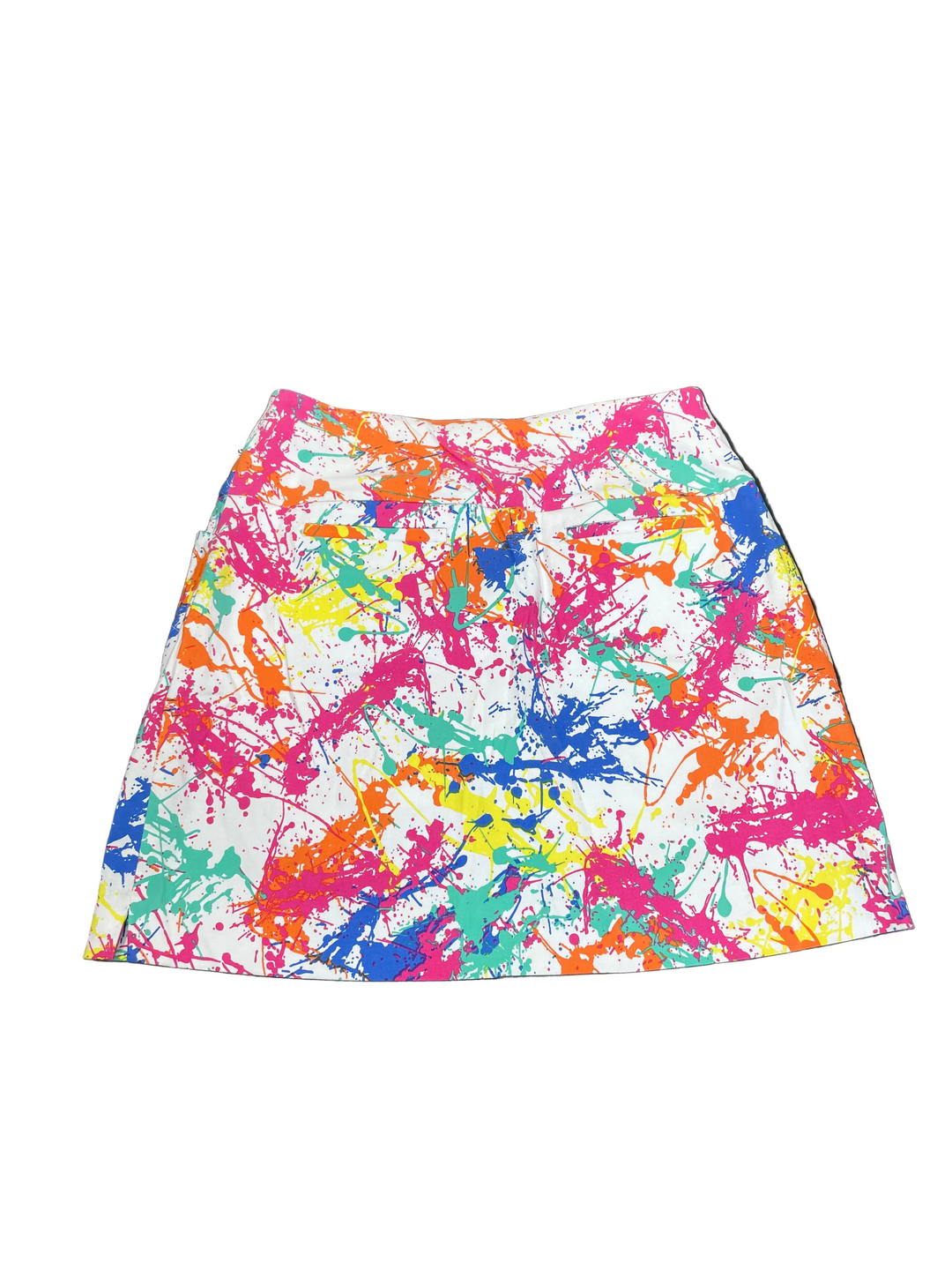 Swing Control Womens Sprinkle Skort (18") - White/Multi