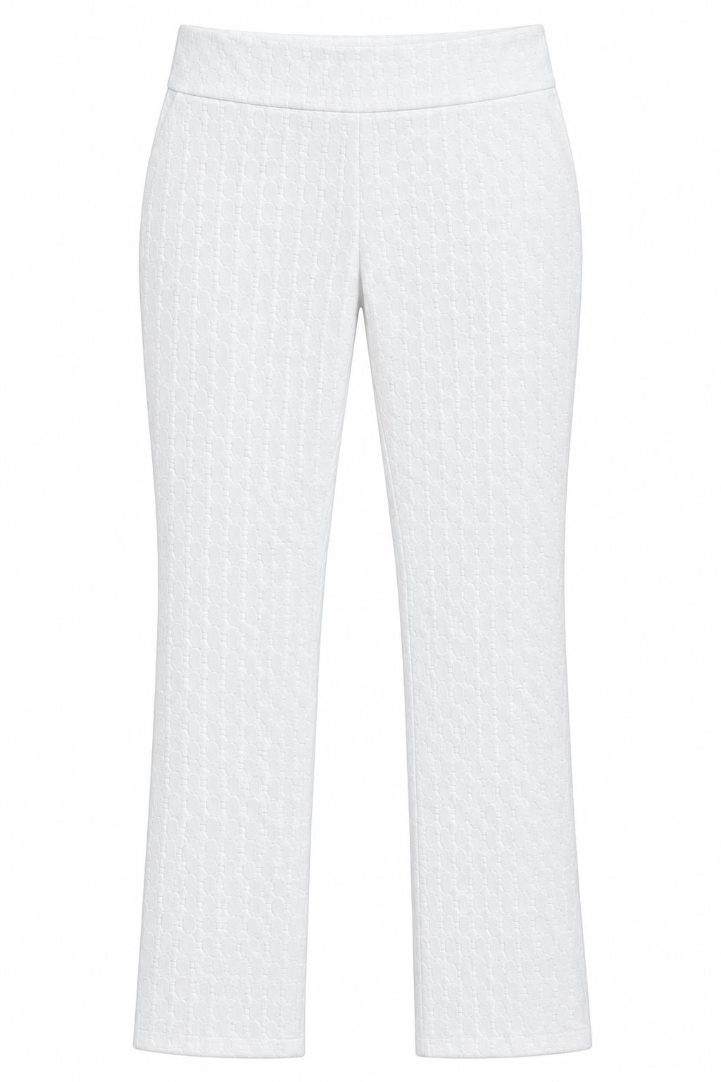 Swing Control Womens Pattern Print Ankle Pant - White