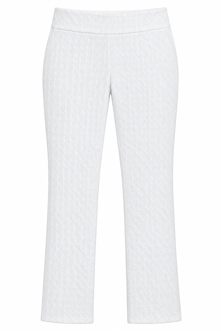Swing Control Womens Pattern Print Ankle Pant - White