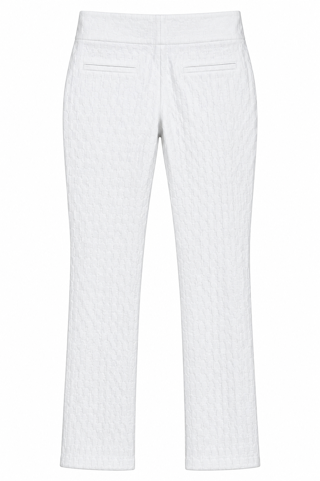 Swing Control Womens Pattern Print Ankle Pant - White