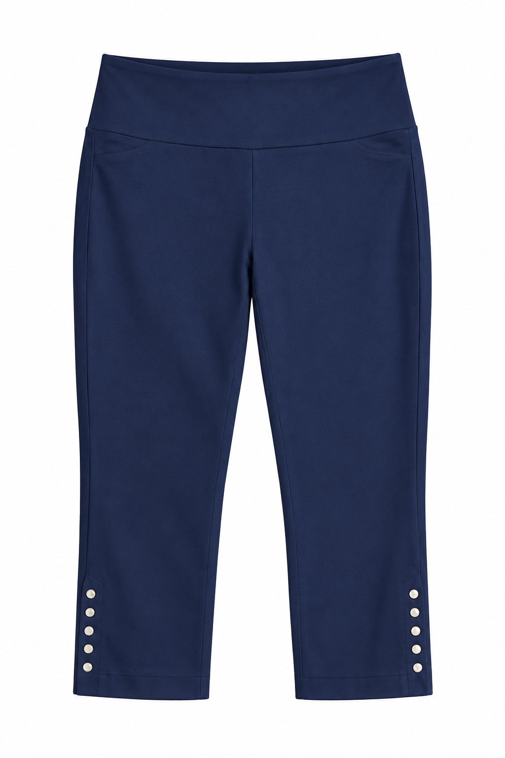 Swing Control Womens Snap Master Crop Pant - Navy