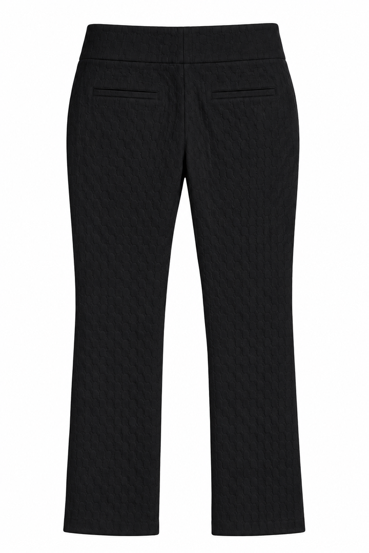 Swing Control Womens Pattern Print Ankle Pant - Black