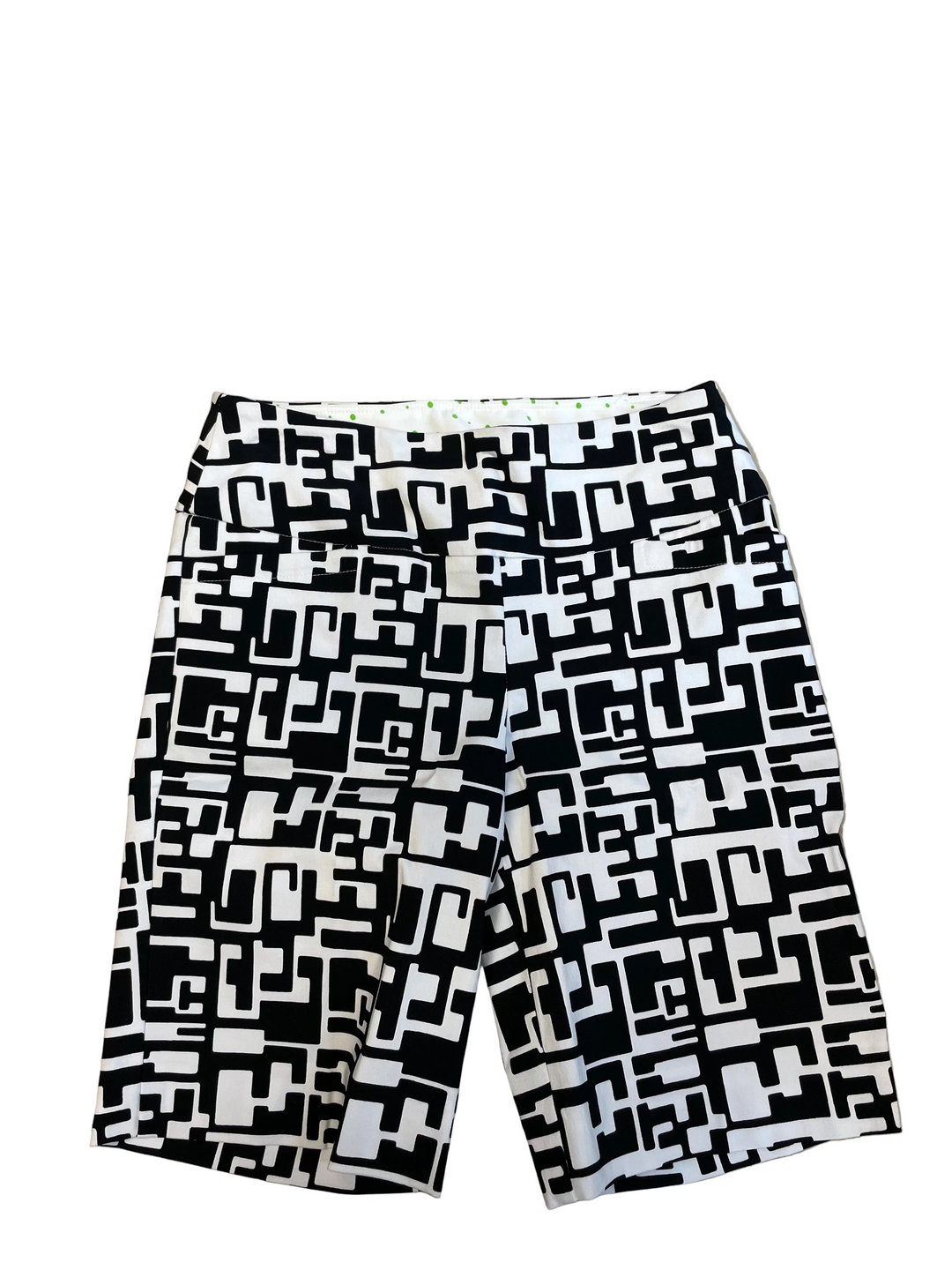 Swing Control Womens Matrix Shorts - Black/White