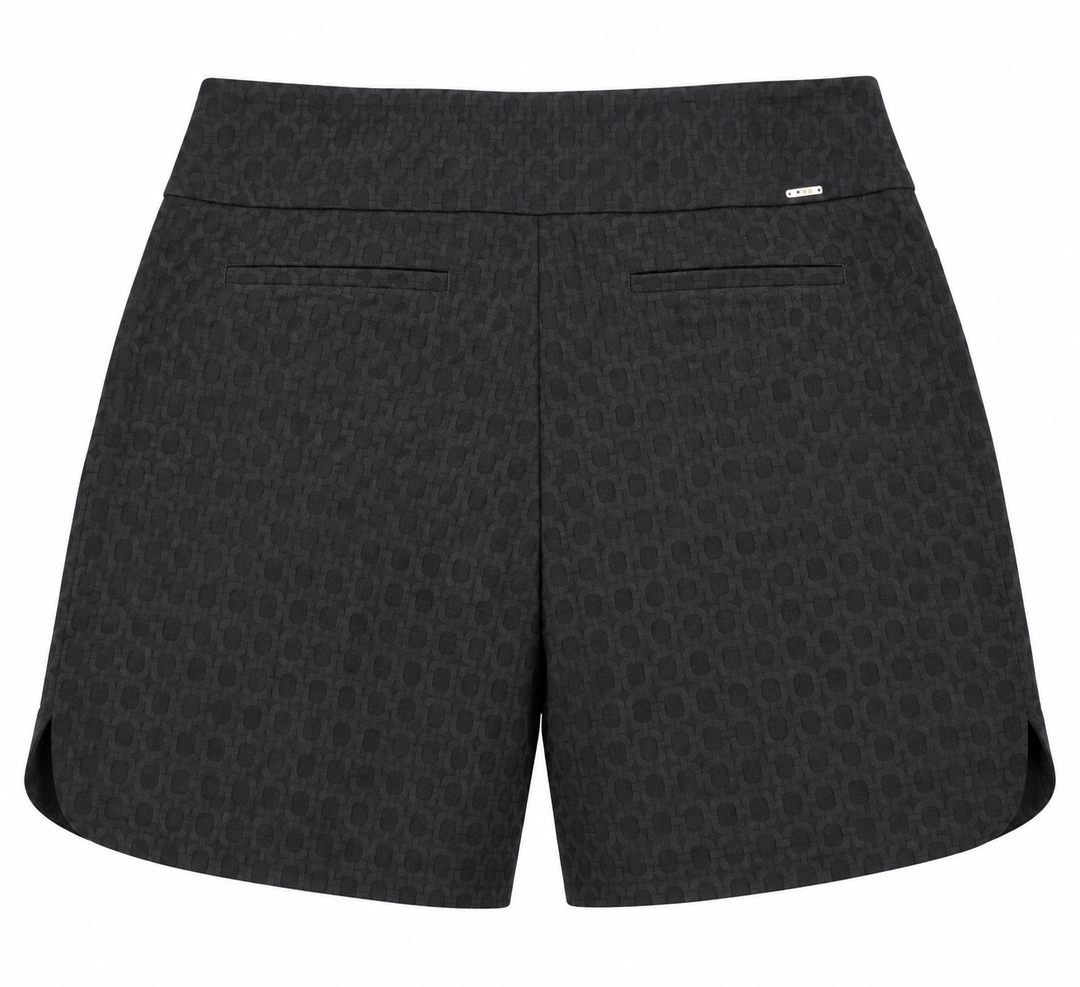 Swing Control Womens Master Pattern Print Short - Black