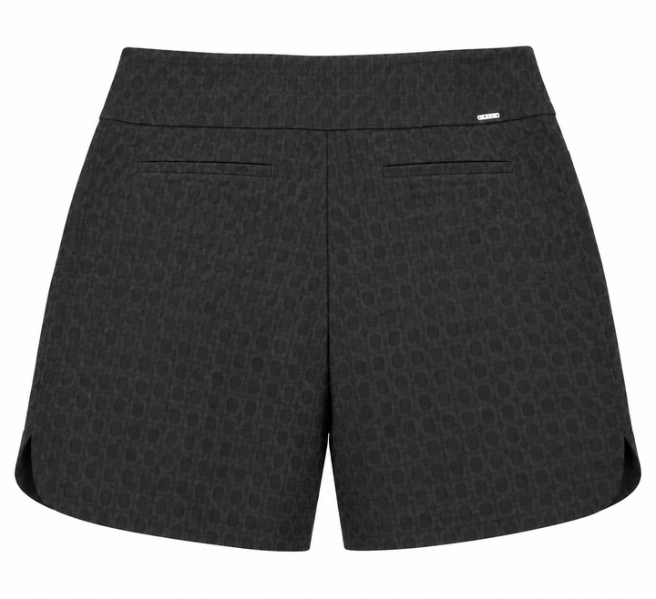 Swing Control Womens Master Pattern Print Short - Black