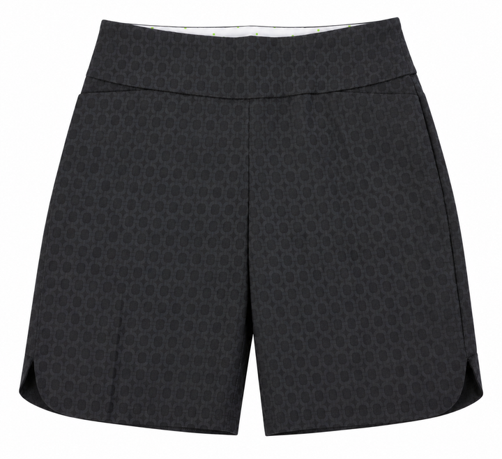 Swing Control Womens Master Pattern Print Short - Black