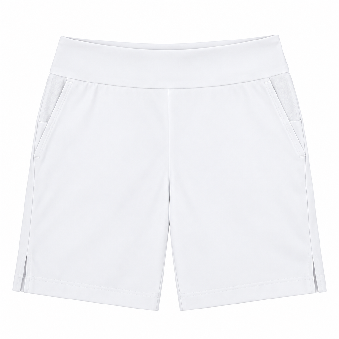 Swing Control Womens Basic Core Shorts - White