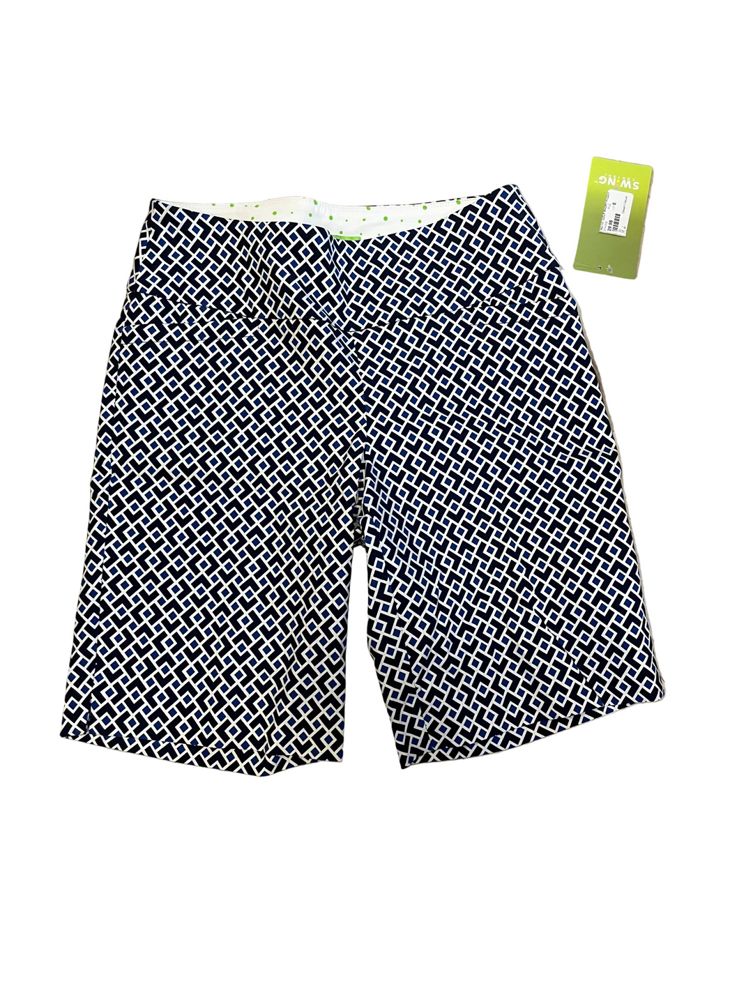 Swing Control Womens Puzzle Shorts - Navy/Multi