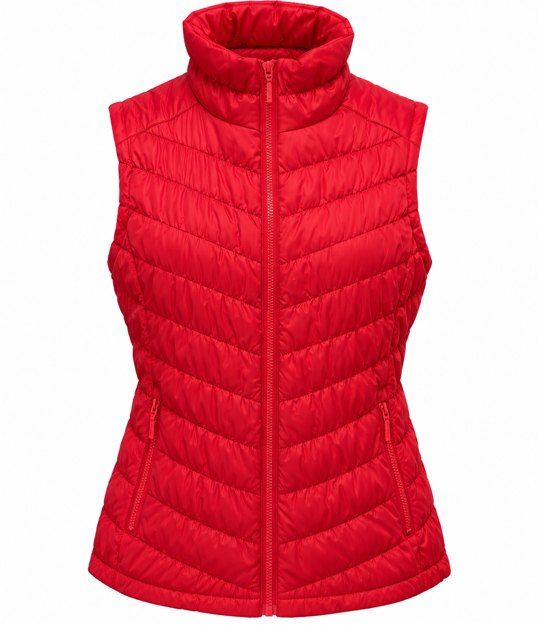GGBlue Womens Venus Zip Vest - Cherry