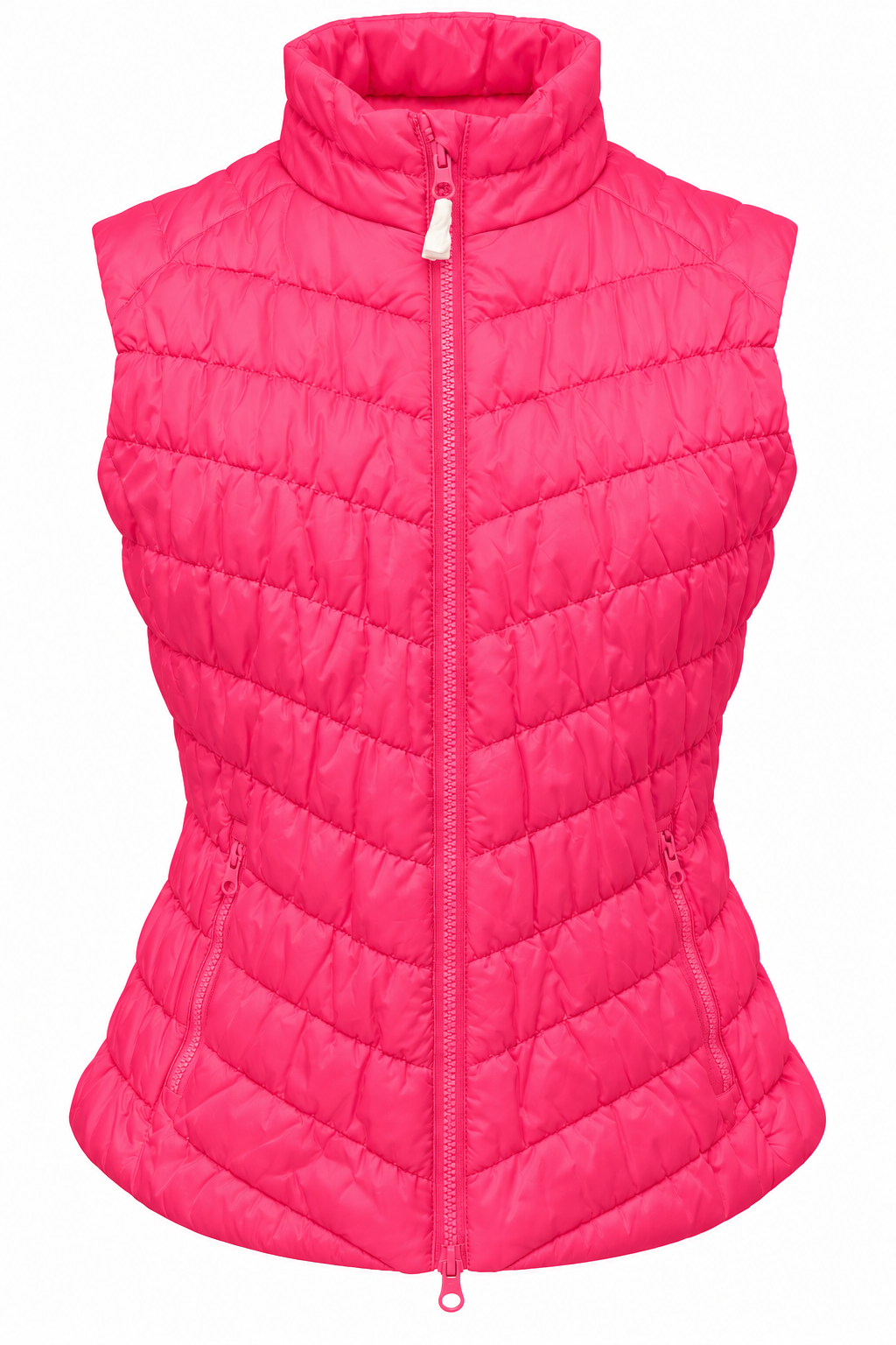 IBKUL Womens Zip Vest - Hot Pink
