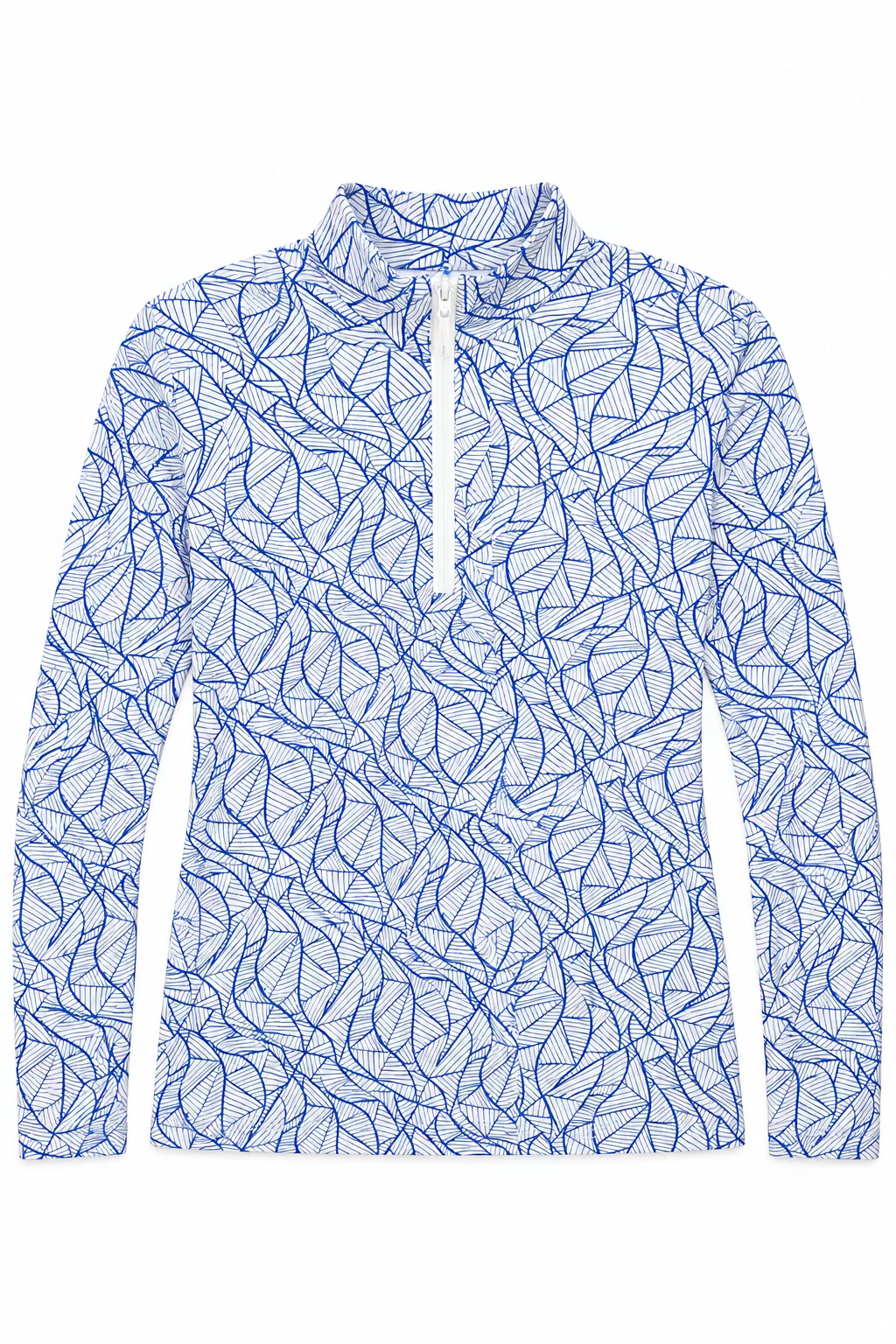 GGBlue Womens Georgia Long Sleeve Zip Mock - Ithaca