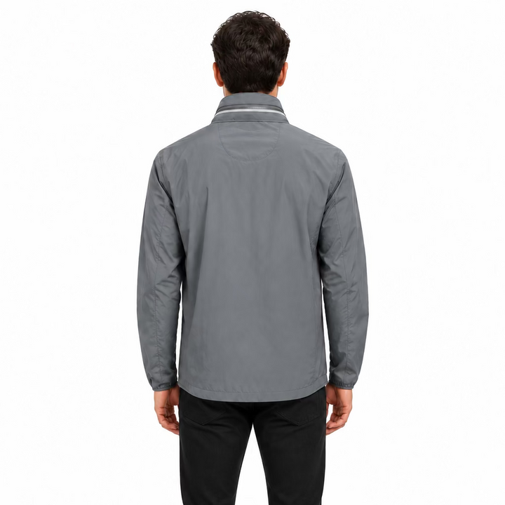 Penguin Mens Long Sleeve Zip Jacket- Quiet Shade