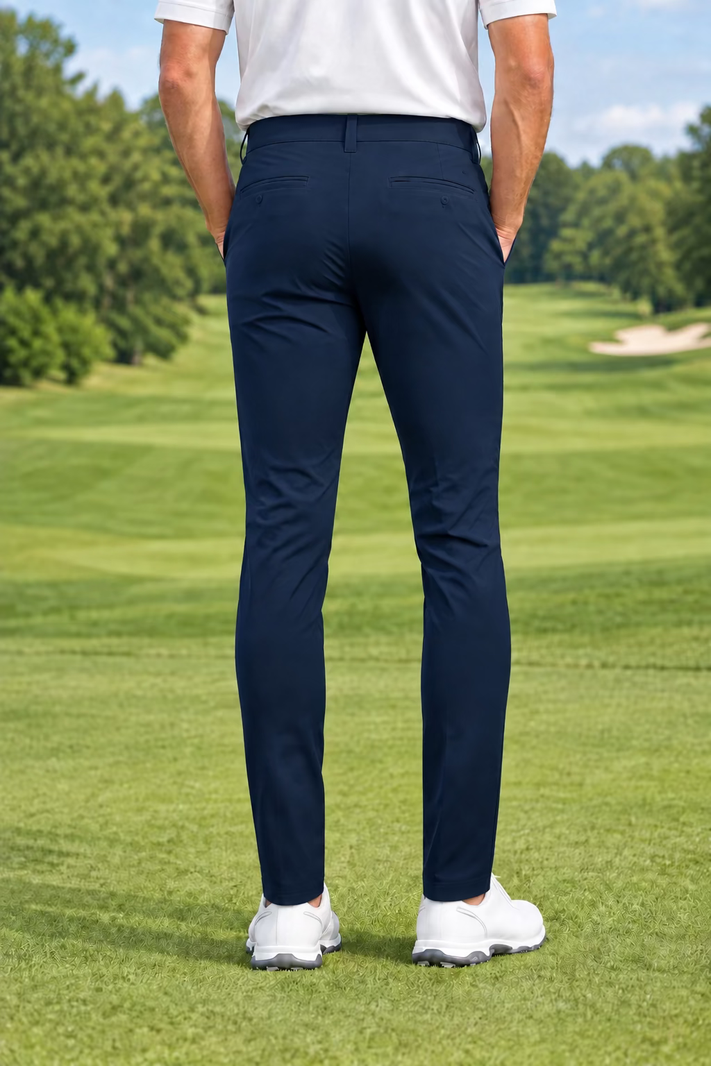 Penguin Mens Connor Slim Pant - Black Iris