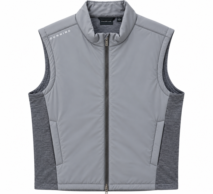 Dunning Mens Zip Outerwear Vest - Anchor