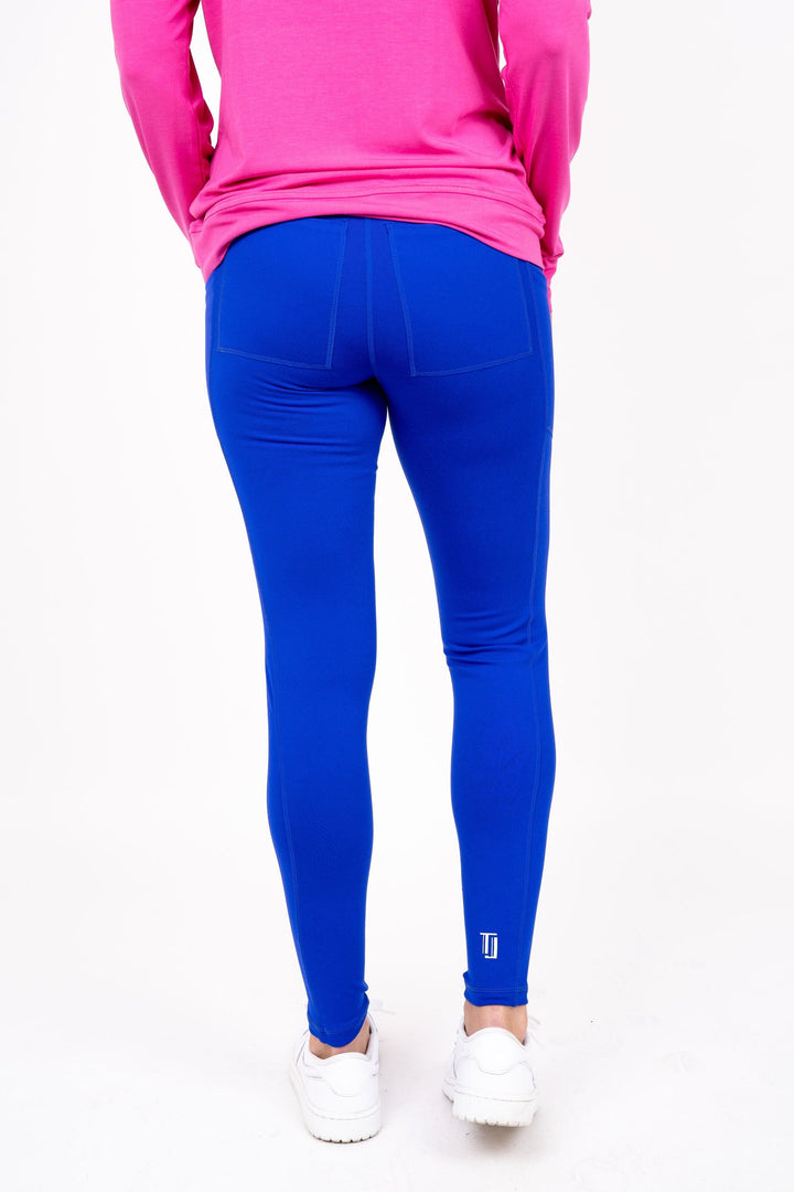TJ Sport Leggings - Regal Blue (FINAL SALE ITEM) - Skorzie