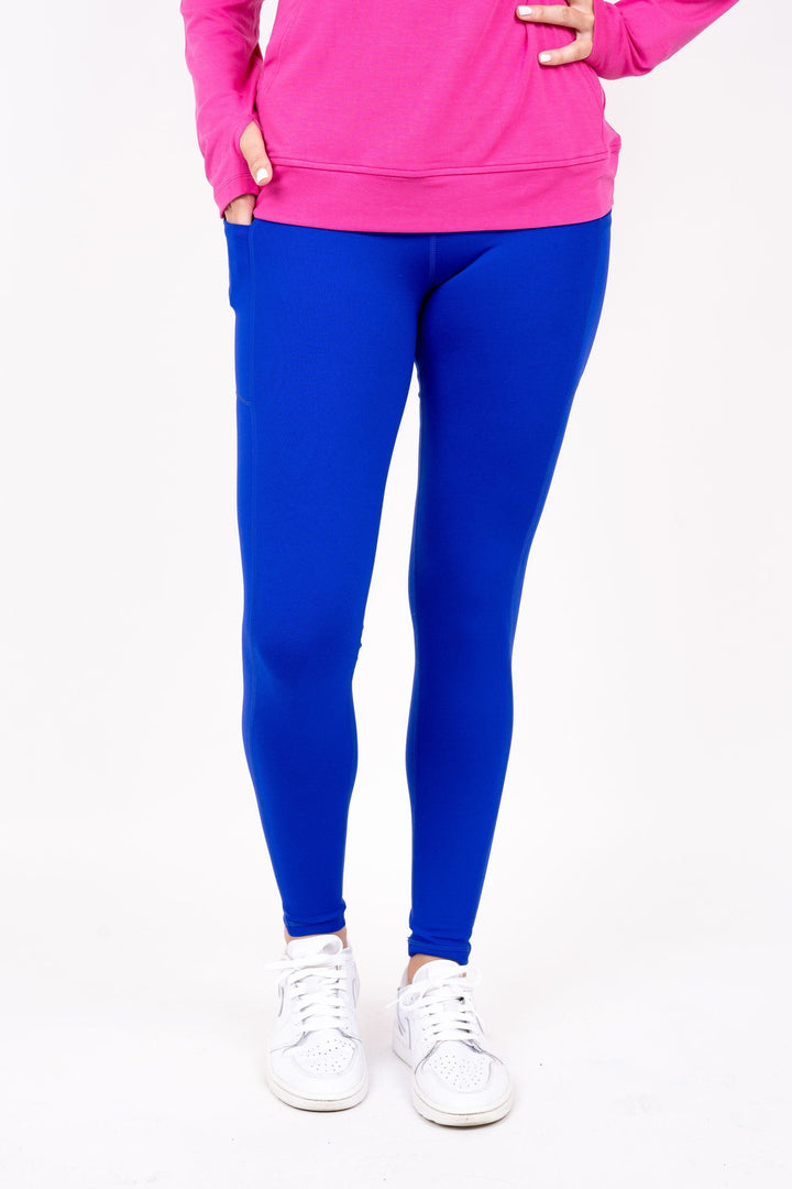 TJ Sport Leggings - Regal Blue (FINAL SALE ITEM) - Skorzie