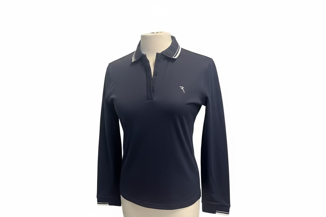 Chervo Long Sleeve Polo - Navy - Skorzie